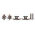 Motorcycle Motor Gear Set Starter Motor Gear Set Impact Resistant Well Running for ATVs. 