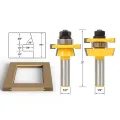 3 Pcs Accessories: 1 Pcs 1/2 Inch Shank Router Bit T-Slot and T-Track Slotting Tenon Cutter Tool & 2Pcs Rail Router Bit 1/2 Inch Shank Shaker Woodworking Chisel Cutter. 