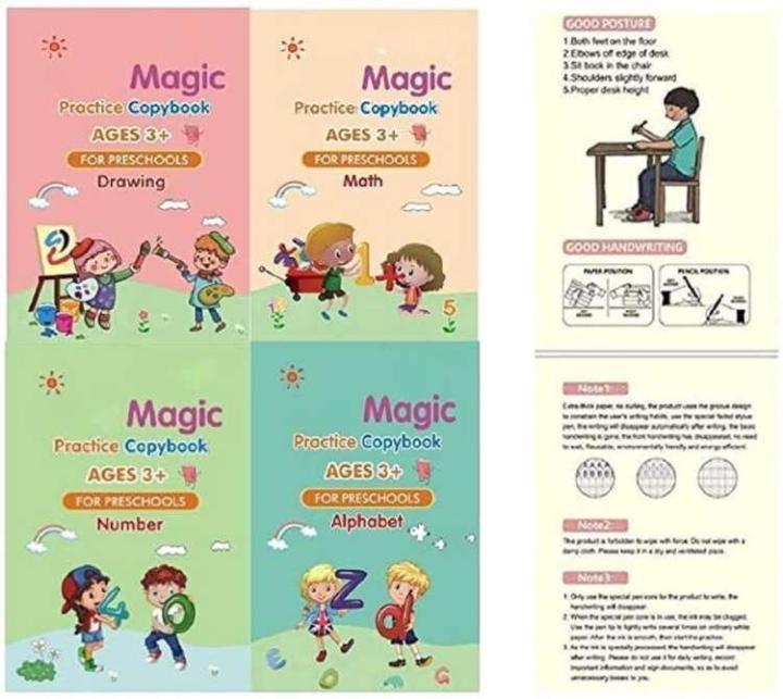 Kids%20Magic%20Writing%20Book%20Set%20-%204%20Pack%20Magical%20Copybooks%20with%20Three-Dimensional%20Groove%20Design,Reusable%20Handwriting%20Practice%20Copybook%EF%BC%8CCursive%20writing%20workbook%20for%20age%203-8%20-%20Image%209