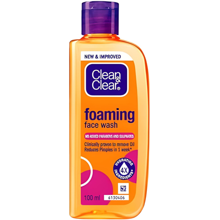 Clean%20&%20Clear%20Foaming%20Face%20Wash%20-%20Oil-Free,%20Wont%20Clog%20Pores,%20Removes%20Oil%20&%2099.8%25%20Pimple%20Causing%20Germs,%2050%20ml%20100ml%20-%20Image%202