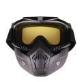 wanglin® Motorcycle Mouth Filter Detachable Anti-UV Windproof Goggles Face Mask Helmet ：COD. 
