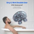 Wireless Electric Head Massager with Rechargeable Battery, Waterproof Scalp Massage Tool for Stress Reduction and Hair Stimulation. 