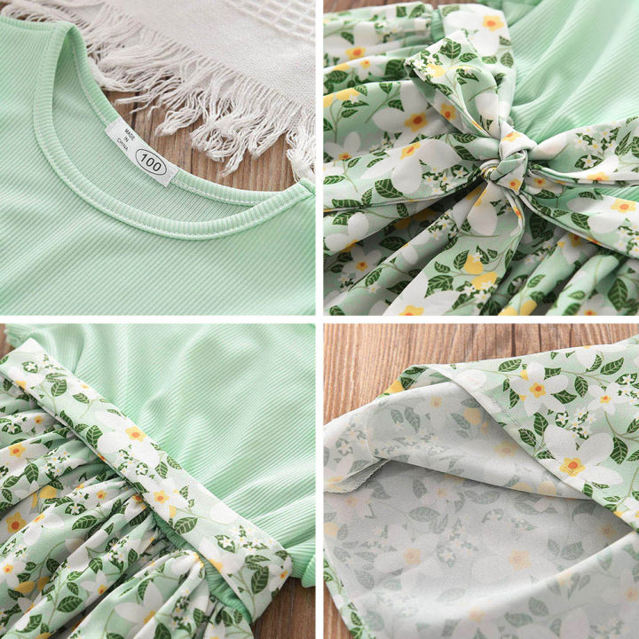 Bear%20Leader%20Girls%20Casual%20Dresses%202022%20New%20Summer%20Kids%20Baby%20Flowers%20Print%20Green%20Party%204-7Y%20-%20Image%203