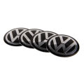 4Pcs Car Wheel Center Emblem Stickers Hubcap Badge Decals for Volkswagen Touareg Tiguan Polo Bora mk6 Vento Golf Passat Jetta. 