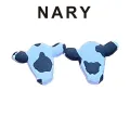 1 Pair Ear Studs Acrylic Cute Small Solid Personality Gift Hypoallergenic Dairy Cow Shape Women Earrings Fashion Jewelry. 