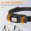 BORUiT HP340/HP350 LED Headlamp Type-C Rechargesble Powerful Headlight Waterproof Camping Fishing Head Torch Emergency Lantern. 