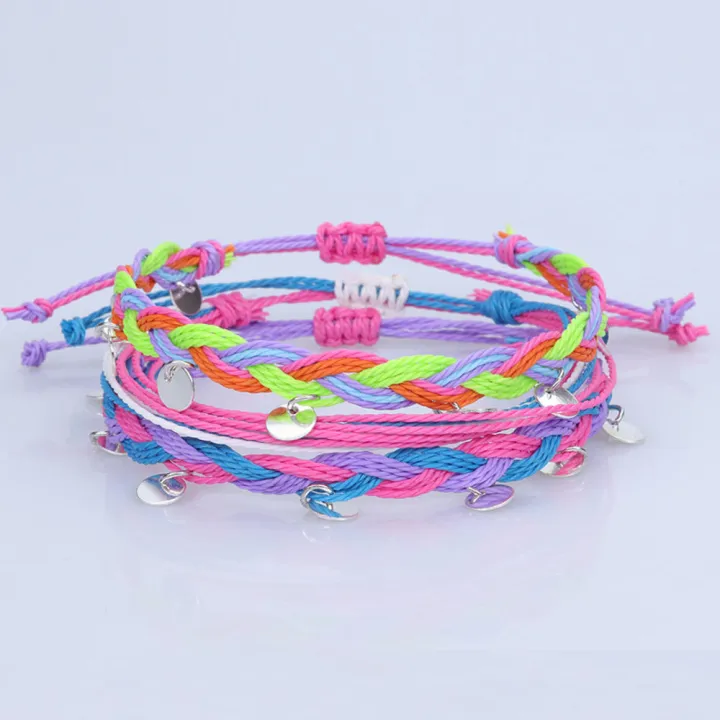 Bohemian%20Bracelet%20Fashion%20Accessory%203pcs%20Set%20Adjustable%20Wax%20Thread%20Bracelet%20Surf%20Style%20Sequin%20Detail%20Braided%20Anklet%20for%20Beachwear%20Surfing%20Accessory%20Teen%20Girls%20Jewelry%20Gift%20Vacation%20Fashion%20-%20Image%202