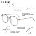 OQ BOGA 7 Colors Unisex Anti Blue Light Radiation Computer Glasses Women Men Eye Protection Fashion Plastic Polygon Frame Eyewear. 