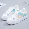 Atikota Women Low-Top Sneakers Ins Popular All-Match Casual Sport Schoolgirl Retro White Shoes. 