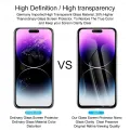 Relaxtoo For Apple iPhone 14 Pro Max 2Pcs Screen Protector Film With Black Edge For iPhone14 Pro Max iPhone 14ProMax iPhone14ProMax 6.7inch Full Cover Tempered Glass. 