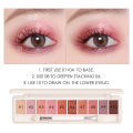FOCALLURE 10 Color Eyeshadow Palette Long Lasting Colorful Eye Shadows Pallet Glitter Highlighter Shimmer Eye Makeup Cosmetics. 