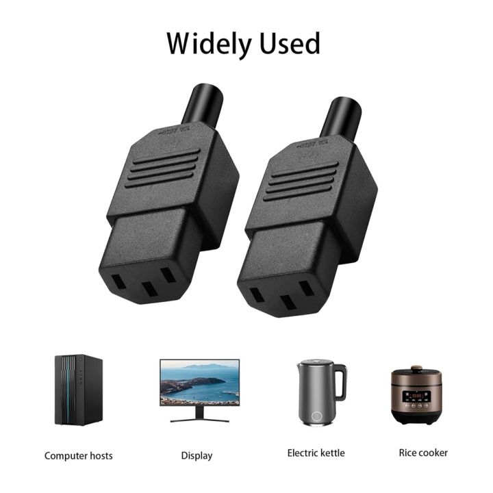 5PCS%20IEC%20C13%20Power%20Plug%20Connector%20C13%20Female%20Plug%20Power%20Adapter%20Connector%203%20Pin%20Power%20Socket%20250V%2010A%20AC%20Power%20Adapter%20-%20Image%203