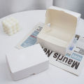 10sets Transparent Square Plastic Box Dessert Container Packaging Tiramisu Baking Box Cake Bowl Mousse Cake Box Wedding Party. 