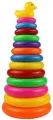 Rainbow rings stacking with Duck Toy 5 to13 Rings,  Colors, 1 Duck. 