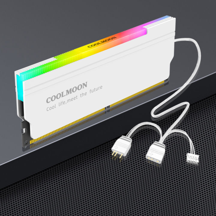 5V-3PIN%20ARGB%20DDR%20Memory%20RAM%20Cooler%20Aura%20Sync%20Heat%20Spreader%20Cooler%20with%20Thermal%20Silicone%20Pad%20for%20Desktop%20Computer%20PC%20Memory%20-%20Image%203