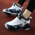 2022 New Boys Brand Basketball Shoes for Kids Sneakers Thick Sole Non-slip Children Sports Shoes Child Boy Basket Trainer Shoes. 