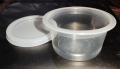 50ml Sauce cup Chili paste cup Mini Dessert Cup with Lid Set of 100 Cups CLEAR. 