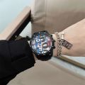【Hengli jewelry story】Non-Mechanical Watch for Men, Simple Fashionable Personality Hip-Hop Cool Handsome Large Dial. 