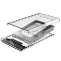2.5 inch External HDD SSD Transparent Enclosure USB 3.0 SATA Hard Drive Enclosure. 