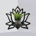1Pc Lotus Crystal Shelf Display Essential Oil Rack Candles Stone Floating Wall Shelf Modern Home Decoration Wall Decor Gift. 