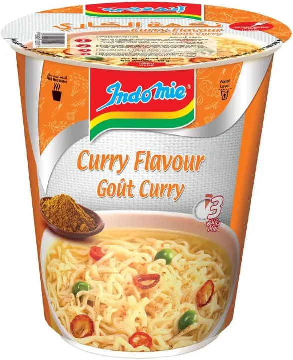 Indomie Curry Chicken Noodle Cup, 60g - Pack of 1, 014451 (FROM DUBAI) SAM