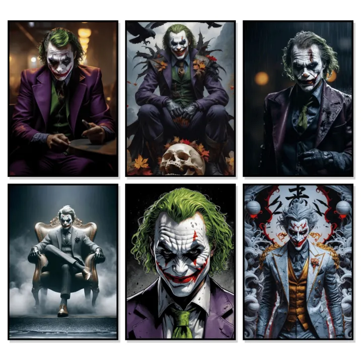 A3/A4%20Size%20Framed%20wall%20posters%20%20Batman%20DC%20universe%20Joker%20wall%20posters%20-%20Image%202