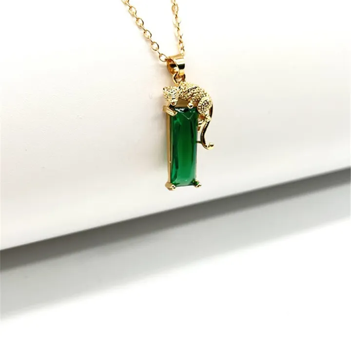 %E3%80%90ALLGOOD%E3%80%91Fashion%20Panther%20Inlaid%20Green%20Crystal%20Pendant%20Necklace%20Exquisite%20Women's%20Necklace%20Party%20Jewelry%20Accessories%20Personalized%20Gifts%20-%20Image%207