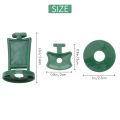 250Pcs Greenhouse Twist Clips,Shading Fixing Clips,for Greenhouse Insulation Bubble Netting Shading Fixing Fastener Kit. 