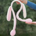 Glow Rabbit Ear Hat Headband Can Moving Bunny Ears Plush Toy Hair Hoop Headwear DENGYOUZHOU. 