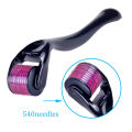 Hair Loss Treatment Derma Roller Titanium With 540 Needles For Scalp Stimulation Therapy. 