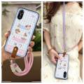 Necklace Back Cover Phone Case For ZTE Blade A31 Plus/Optus X Sight 2 Waterproof Dirt-resistant Lanyard Durable Diagonal. 