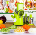 High Quality Manual Round Tabletop Drum Grater Slicer Cutter Grinder Vegetable Meat. 