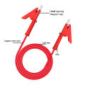 Dual Alligator Clip Test Lead Crocodile Clamp Cable Wire 0.5M/1M/2M/3M/ Multimeter Electronic Testing HAVC Tool. 