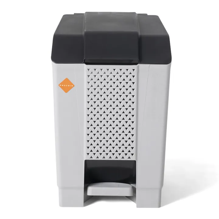 Phoenix Plastic Case Push Pedal Bin 10L