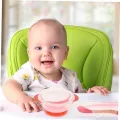 FEEDING BOWL ABN8006- (TRANSPARENT -LTD) Baby Feeding Bowl Training Bowl Spoon Cutlery Set Baby Transparent Suction Cup Bowl With Warm Spoon Training Bowl Set |  |Blackkito|. 