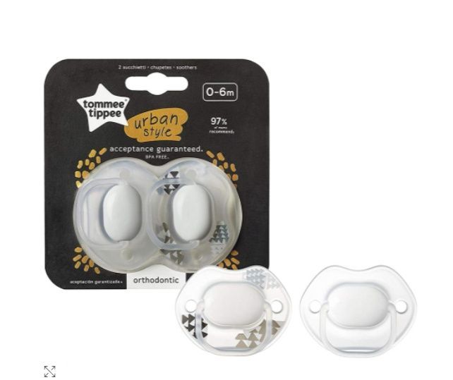 Tommee Tippee Urban Style Soother (0-6M)