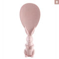 Wheat Straw Rabbit Spoon Can Stand Up Rabbit Rice Shovel Non-stick Rice Spoon Cologo. 