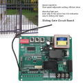 Sliding Gate Operator Control Board Replacement, Main PCB Circuit for Gate Motor, Universal Gate Opener with Indicators. 