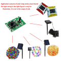 OYPFXMI 1.2V Solar Lamp String Control Board Circuit Board with Switch Solar Street Light Control Panel Controller Module. 