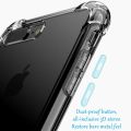 iPhone 7 Plus Back Cover Transparent Soft Silicone Clear Case Shockproof Bumper iPhone Case For Boys Girls. 