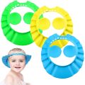 Baby Shower Cap for Boy Adjustable Toddler Bath Shampoo Hat with Ear Protection. 