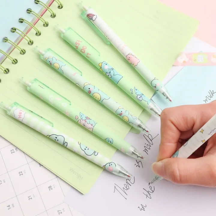 Cute%20Pink%20Little%20Dinosaur%20Press%20Pen%200.5%20Black%20Gel%20Pens%20School%20Office%20Writing%20Stationery%20Supplies%20-%20Image%208