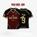 Jersey Futsal Cosplay Football Motif VL Replika Blue Lock Anime Bastard Munchen Men T-shirt Summer Short Sleeve Children Tee Top. 