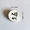 Smart Pins NFC Epoxy Scannable Lapel Pins. 