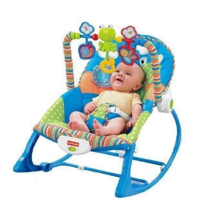 Baby Bouncer Music and Vibration Bigger Size Infant to Toddler Rocker Kids Bouncer Baby Swing baby Cot Stroller Trolley