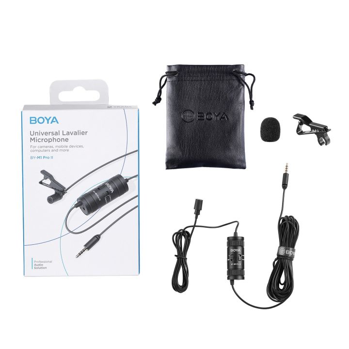BOYA%20BY-M1%20Pro%20II%20Universal%20Clip-on%20Microphone%20Omni-directional%20Condenser%20Lapel%20Mic%20-%20black%20-%20Image%204
