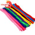Safe Comfortable Polyester Wire for Crafting 100pcs Soft Chenille Stems for Diy Crafts Bright Color Twisting Stick Creative Home Decorations. 
