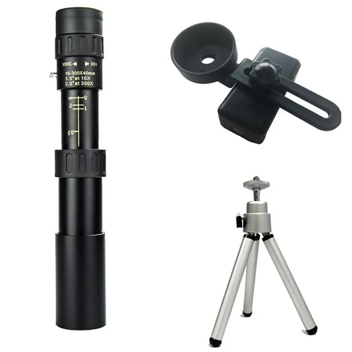 Super%20Binoculars%20Quality%2010-300X%20Portable%20Scope%20Telescope%2040Mm%20Zoom%20Night%20Camping%20Hunting%20Vision%20Monocular%20Monocular%20Eyepiece(Advanced)%20-%20Image%204