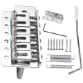 OUMERY For Electric Guitar Single Swing Bridge SQ Tremolo Bridge System Pull Plate String Bridge Concave String Code Silver. 