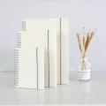 A5 size Spiral book Portable A6 size Blank pages Coil notebook Grid paper Spiral binding Grid line for School supplies Office stationary Art sketchbook Daily planner Writing journal. 